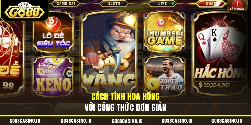 Đại Lý GO88 3 Cách tính hoa hồng với công thức đơn giản