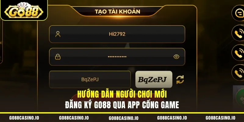 Đăng Ký GO88 3 Hướng dẫn người chơi mới đăng ký GO88 qua app cổng game