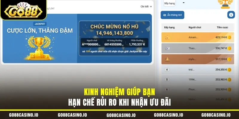 Kinh nghiệm giúp bạn hạn chế rủi ro khi nhận ưu đãi