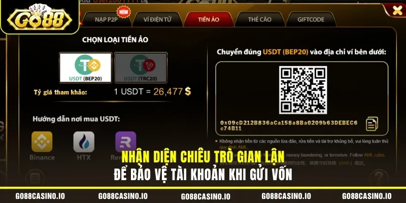 Nhận diện chiêu trò gian lận để bảo vệ tài khoản khi gửi vốn